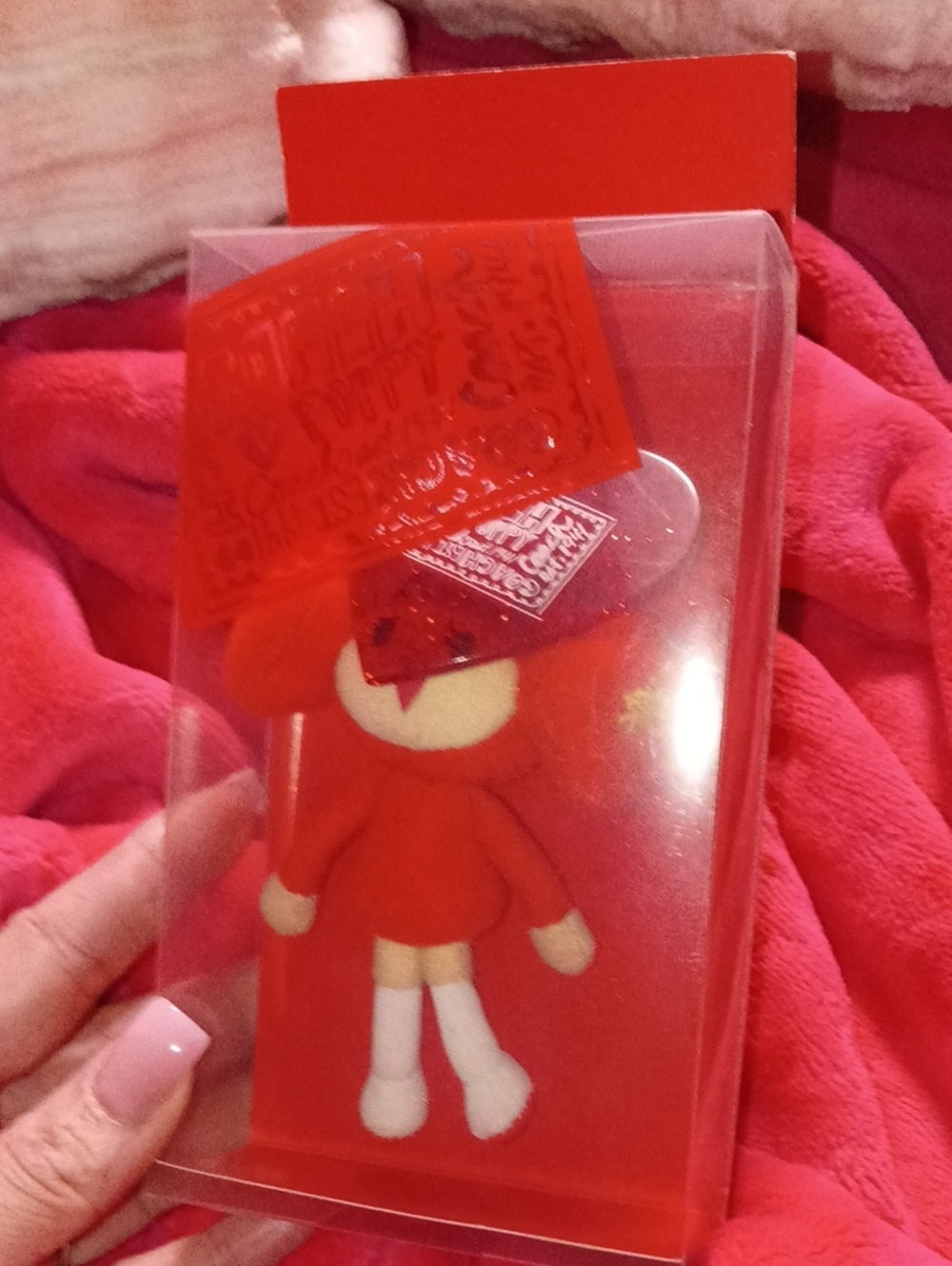 Coach Poppy Cherry Chan Red Plush Character in Clear Display Box